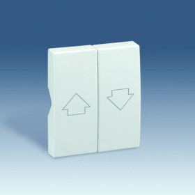 Simon 82 Centr. Слоновая кость Комплект накладок (2 шт) для 2-х клав. кнопочн.механизма упр. работой жалюзи
