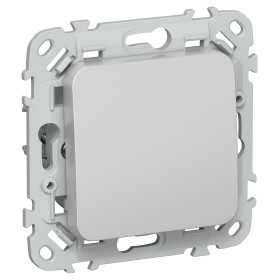 FLITE Выключ. 1-кл. кноп. 10А ВС11-2-0-ФлА ал. IEK