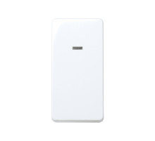 Simon 27 Мех Белый Выключатель 1-клавишный 1мод 1-полюсный с подсветкой