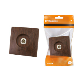 TDM Розетка телевизионная простая (0-2400МГц, 