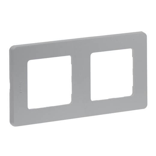 Рамка 2 поста - Legrand/Daccord Inspiria - алюминий