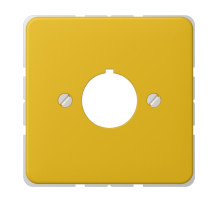 JUNG Крышка для установки специальных гнезд Ø 22,5 мм желтая