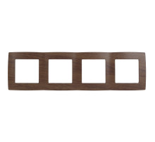 ЭРА 12-5004-10 Рамка на 4 поста, Эра12, венге (10/100/2400)
