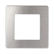 Рамка для розеток и выключателей ЭРА Серия 12 12-5101-03 на 1 пост, Сатин, алюминий