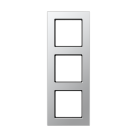 JUNG A550 Алюминий Рамка 3-ая для вертикальной и горизонтальной установки