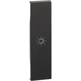 BT Living now Черный Лицевая панель с символом лампа для выключ и переключ 1 мод.