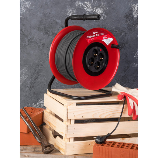 Удлинитель на катушке 