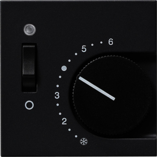 Накладка для термостатов с пов. ручкой и контр. лампой