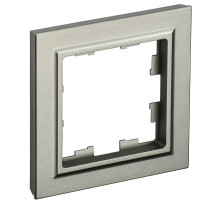 IEK BRITE BASE Шампань Рамка 1-м РУ-1-БрШ