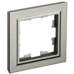 IEK BRITE BASE Шампань Рамка 1-м РУ-1-БрШ