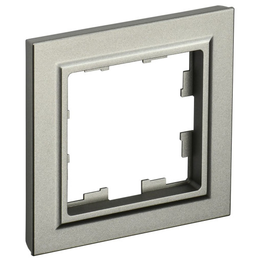 BRITE Рамка 1-мест. РУ-1-БрШ шамп. IEK