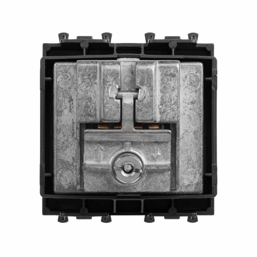 Розетка TV-FM-SAT модульная, Avanti, черный матовый, 2 модуля