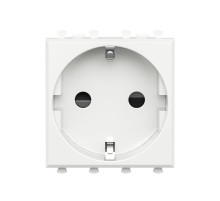 DKC Avanti Розетка модульная, 2P+E, с з/ш, 