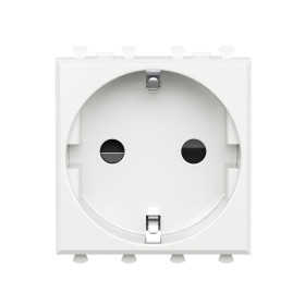 DKC Avanti Розетка модульная, 2P+E, с з/ш, 