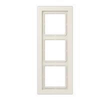 JUNG LSD Бежевая (дуропласт) Рамка 3-ая