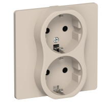 FLITE Роз. 2-я с з/к без з/ш б/к 16А РС12-1-К-ФлЛ льн. IEK