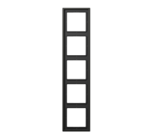 JUNG LS 990 Антрацит (лакир. алюминий) Рамка 5-ая