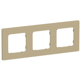 FLITE Рамка 3-мест. РУ-3-К-ФлХ хак. IEK