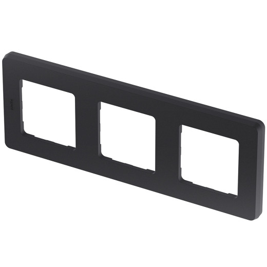 Рамка 3 поста - Legrand/Daccord Inspiria - антрацит
