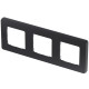 Рамка 3 поста - Legrand/Daccord Inspiria - антрацит