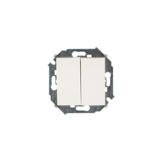 Simon 15 Бежевый Выключатель 2-кл проходной, 16А, 250В, винт.заж.