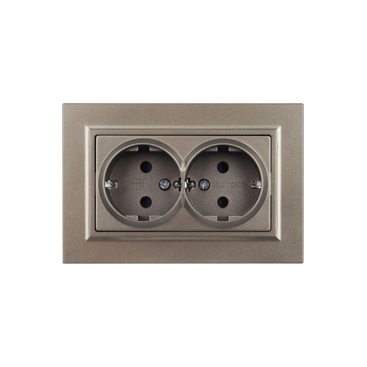 BRITE Роз. 2-я с з/к/ш 16А в сб. РСш12-3-БрШ шамп. IEK