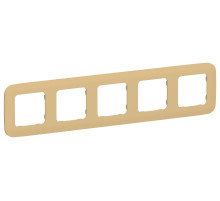 FLITE Рамка 5-мест. РУ-5-А-ФлШм ш/а IEK