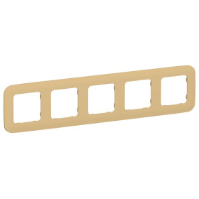 FLITE Рамка 5-мест. РУ-5-А-ФлШм ш/а IEK