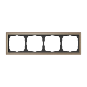 Systeme Electric ArtGallery Pure Органическое стекло Шампань Рамка 4-ая