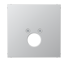 JUNG Алюминий Крышка для одного гнезда подключенияградусаомкоговорителя