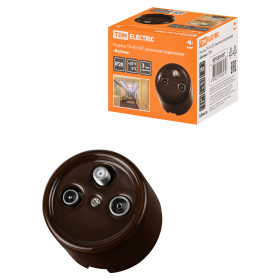 TDM Розетка TV+R+ SAT оконечная коричневая «Болонь»