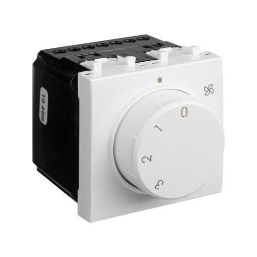 Механизм управления вентиляторами модульный, Avanti, белое облако, 2 модуля