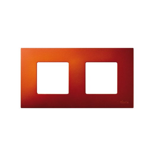 Simon 27 Артик Апельсин Рамка-декор 2 поста.