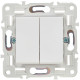 SKANDY Выключ. 2-кл. 10А SK-V04W арк. бел. IEK