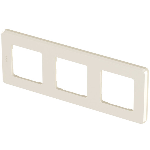Рамка 3 поста - Legrand/Daccord Inspiria - слоновая кость