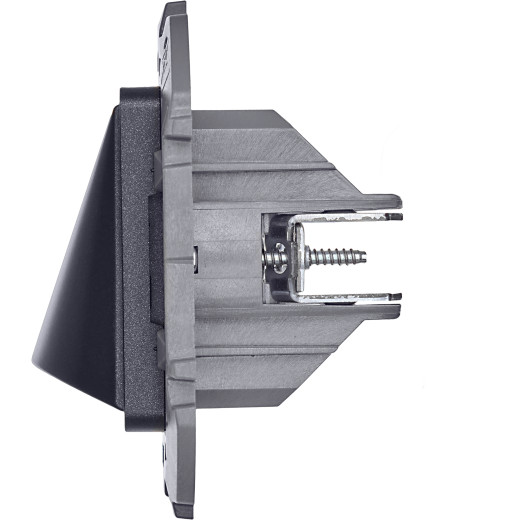 Вывод кабеля IP21 - Legrand/Daccord Inspiria - с зажимом для кабеля - антрацит