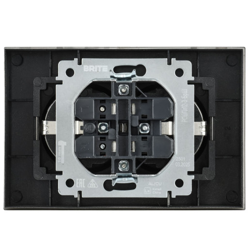 BRITE Роз. 2-я с з/к/ш пл 16А в сб. РСшПл12-3-БрШ шамп. IEK