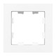 1 - местная рамка, белая, пластик Эпика EKF