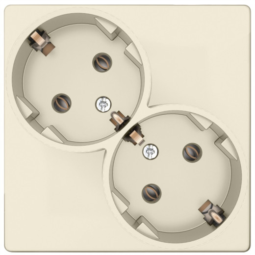 Розетка 2Х2К+3 Sсhuko без защитных шторок, сл.кость