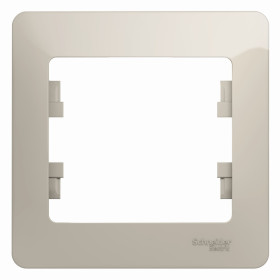 Systeme Electric Glossa Молочный Рамка 1-ая