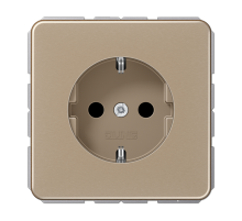 JUNG CD500 Золотая бронза Розетка Schuko 16A 250V с защитой от детей