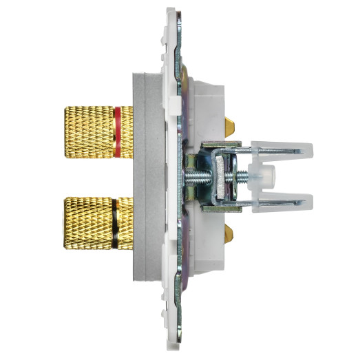 SKANDY Аудиорозетка 4-мест. SK-A01S сереб. IEK