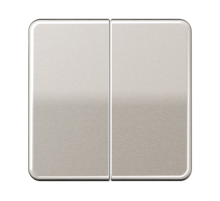 JUNG Центральная плата 2 группы стандарт дюропласт платина