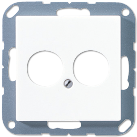 JUNG крышка для 2-х гнезд, белый