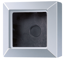 JUNG AS 500 Алюминий Коробка для накладного монтажа 1-кратная