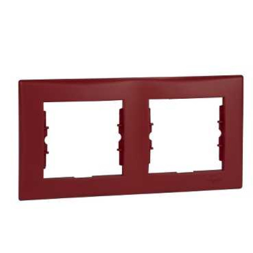 SEDNA РАМКА 2-постовая, горизонтальная, КРАСНЫЙ