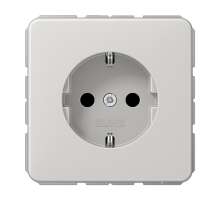 JUNG Штепсельная розетка SCHUKO 16A 250V~ светло-серая