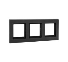 EKF Эпика 3 - местная рамка, IP44, чёрная, пластик.