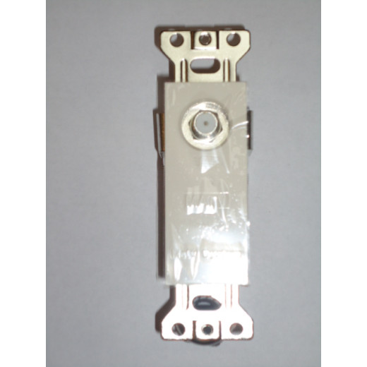 70W/Selix/Zunis Беж Розетка TV проходная, F-разъём (1 вход, 2 выхода)