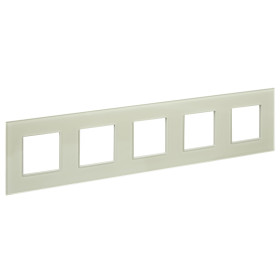 IEK SKANDY Стекло Бежевый Рамка 5-ая SK-F25B